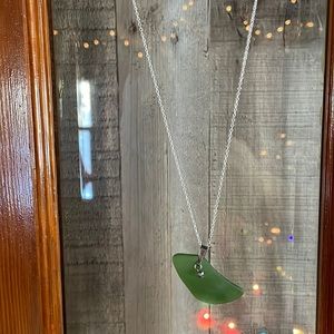 Montana Yellowstone River Glass Necklace